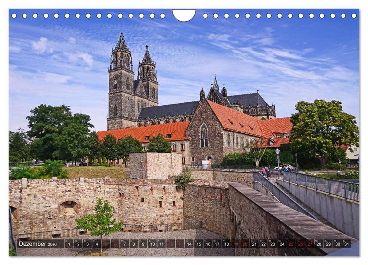 Produktbild: Stra&szlig;e der Romanik im Harz - eine Rundreise von Magdeburg in den Harz (Wandkalender 2026 DIN A4 quer), CALVENDO Monatskalender