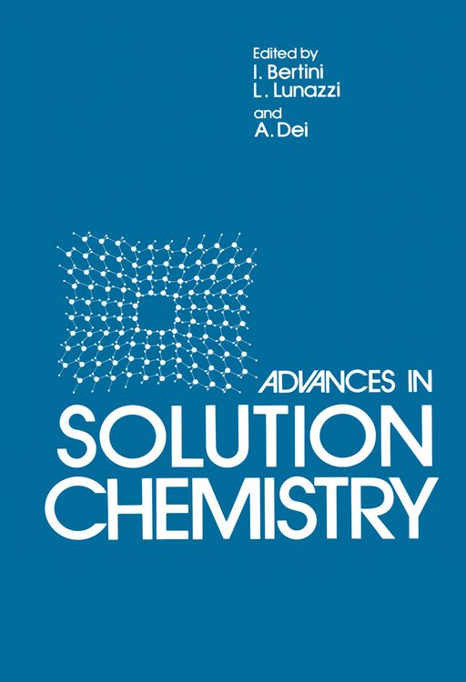 Produktbild: Advances in Solution Chemistry
