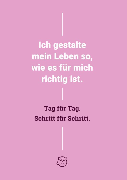 Produktbild: Tadaaa!-Journal Basic - Umschlag rosa mit Motivationsspruch, Klammerheftung, 14,8 x 21 cm, 48 Seiten