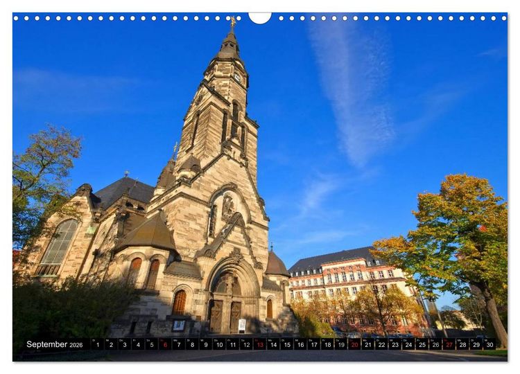 Produktbild: Reise durch Leipzig (Wandkalender 2026 DIN A3 quer), CALVENDO Monatskalender