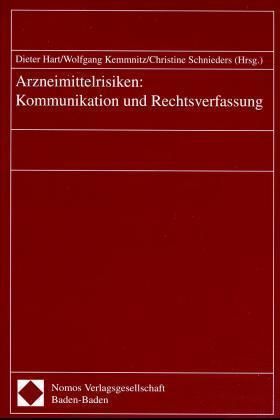 Produktbild: Arzneimittelrisiken: Kommunikation und Rechtsverfassung
