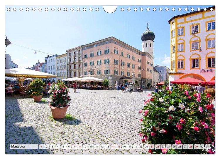 Produktbild: Eine Perle Oberbayerns - Rosenheim (Wandkalender 2026 DIN A4 quer), CALVENDO Monatskalender