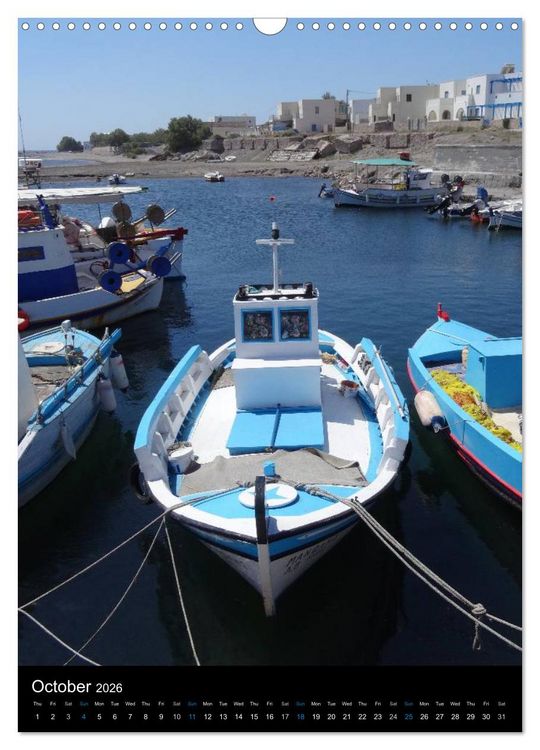 Produktbild: Santorini - Greece (Wall Calendar 2026 DIN A3 portrait), CALVENDO 12 Month Wall Calendar