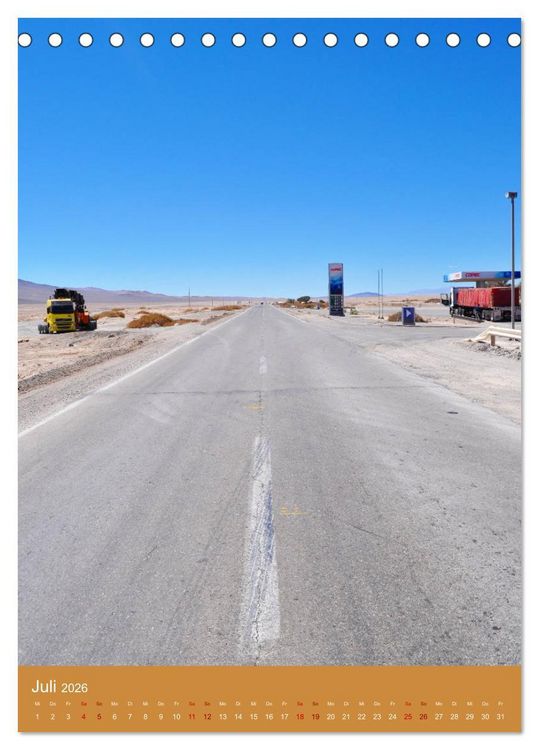 Produktbild: Erlebe mit mir die Atacama (Tischkalender 2026 DIN A5 hoch), CALVENDO Monatskalender