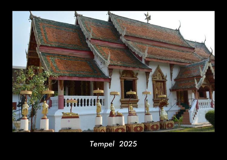 Produktbild: Tempel 2025 Fotokalender DIN A3