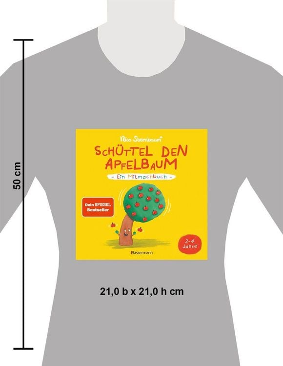 Produktbild: Sch&uuml;ttel den Apfelbaum - Ein Mitmachbuch. F&uuml;r Kinder von 2 bis 4 Jahren. Schaukeln, sch&uuml;tteln, pusten, klopfen und sehen was passiert.