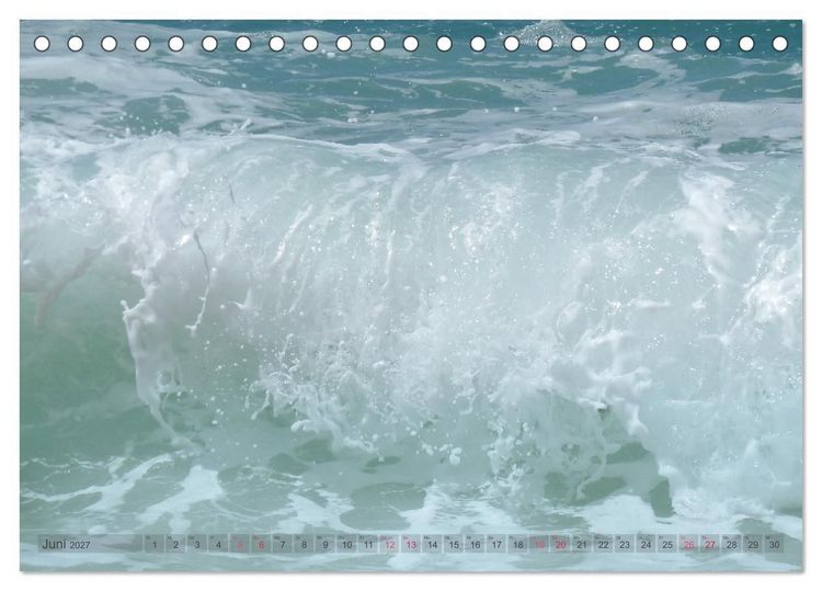 Produktbild: Photo-Art / Ozean (Tischkalender 2027 DIN A5 quer), CALVENDO Monatskalender