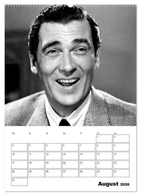 Produktbild: Leinwandhelden. Unvergessene Filmstars (Wandkalender 2026 DIN A2 hoch), CALVENDO Monatskalender