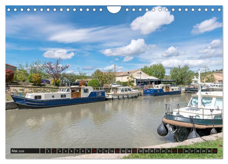 Produktbild: Der K&ouml;nigliche Kanal. Die Wasserstra&szlig;e im Languedoc (Wandkalender 2026 DIN A4 quer), CALVENDO Monatskalender