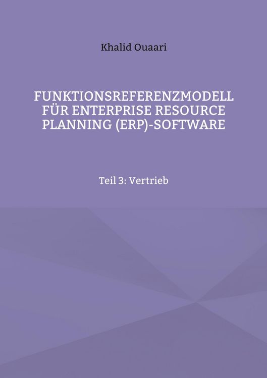 Produktbild: Funktionsreferenzmodell f&uuml;r Enterprise Resource Planning (ERP)-Software