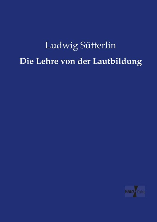 Produktbild: Die Lehre von der Lautbildung