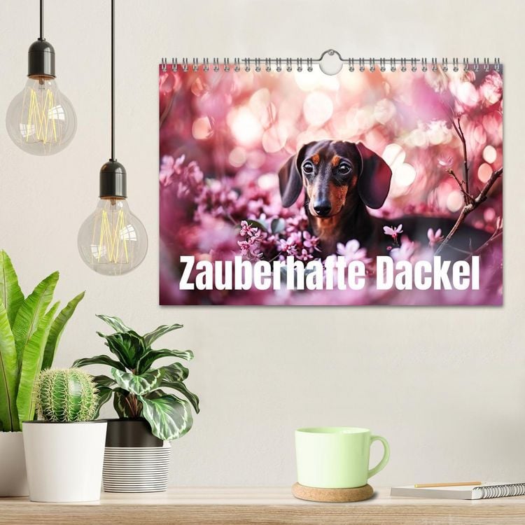 Produktbild: Zauberhafte Dackel (Wandkalender 2026 DIN A4 quer), CALVENDO Monatskalender