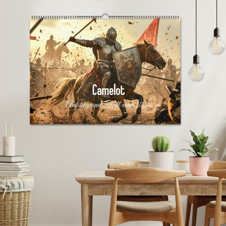 Produktbild: Camelot &ndash; Aufstieg und Fall einer Legende (Wandkalender 2027 DIN A2 quer), CALVENDO Monatskalender