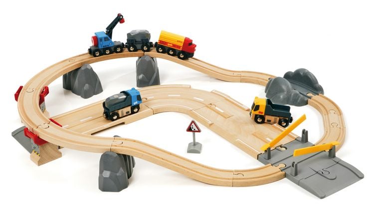 Produktbild: Brio Stra&szlig;en und Schienen Steinverlade Set