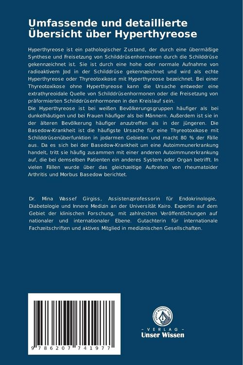 Produktbild: Umfassende und detaillierte &Uuml;bersicht &uuml;ber Hyperthyreose