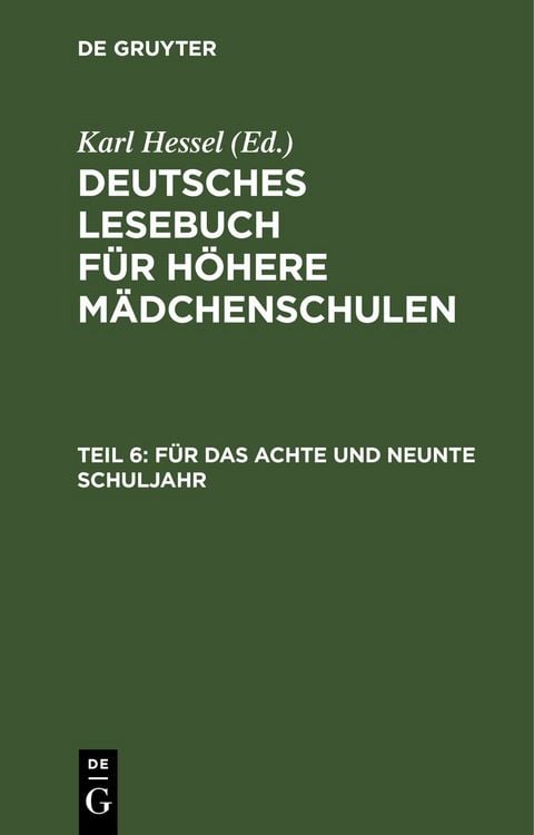 Produktbild: F&uuml;r das achte und neunte Schuljahr
