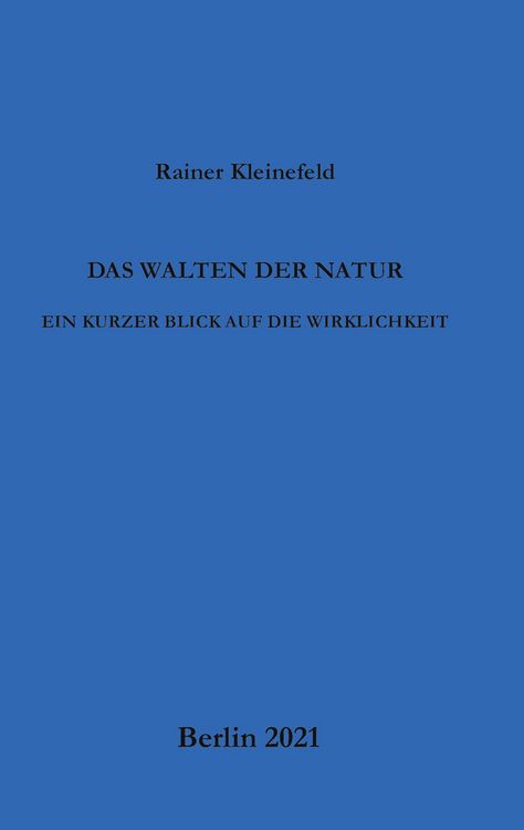 Produktbild: Das Walten der Natur