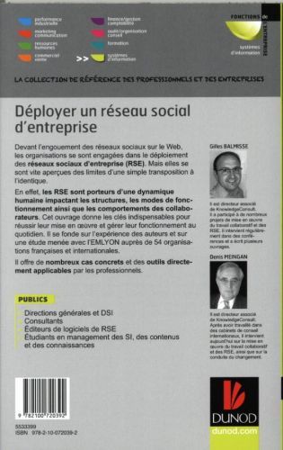 Produktbild: D&eacute;ployer un r&eacute;seau social d'entreprise