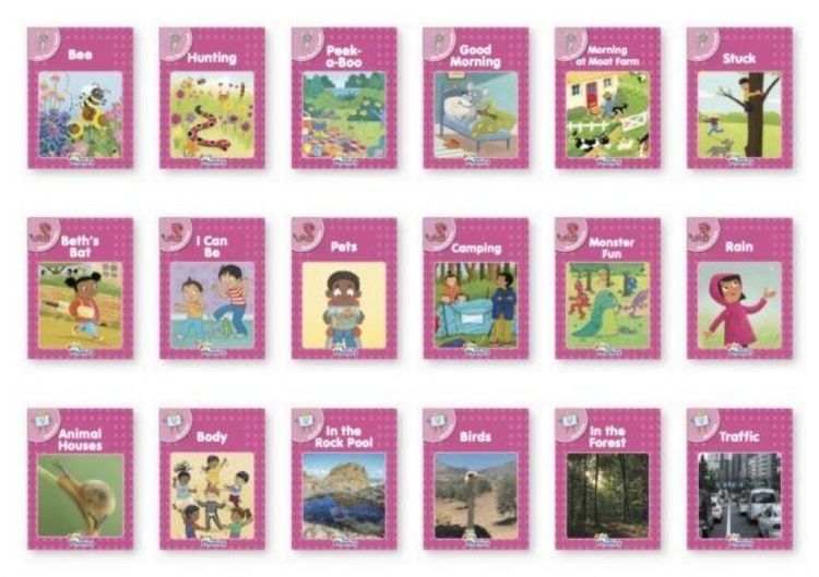 Produktbild: Jolly Phonics Pink Readers Complete Set