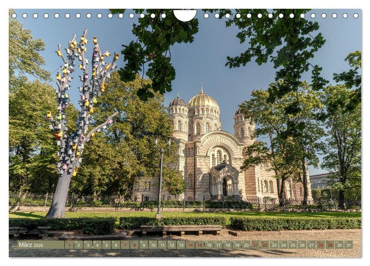 Produktbild: Via Baltica - eine Reise durch Estland, Lettland und Litauen (Wandkalender 2026 DIN A4 quer), CALVENDO Monatskalender