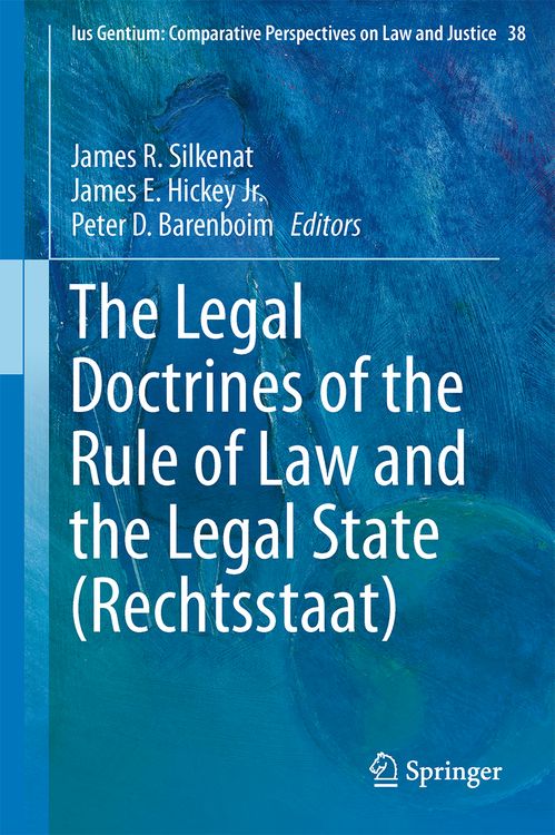 Produktbild: The Legal Doctrines of the Rule of Law and the Legal State (Rechtsstaat)