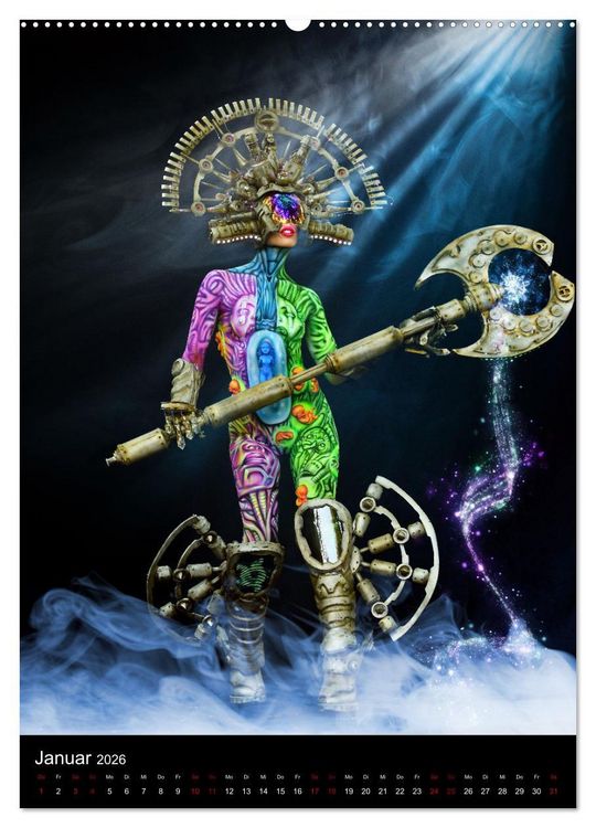 Produktbild: World Bodypainting Festival: Generation NEXT (hochwertiger Premium Wandkalender 2026 DIN A2 hoch), Kunstdruck in Hochglanz