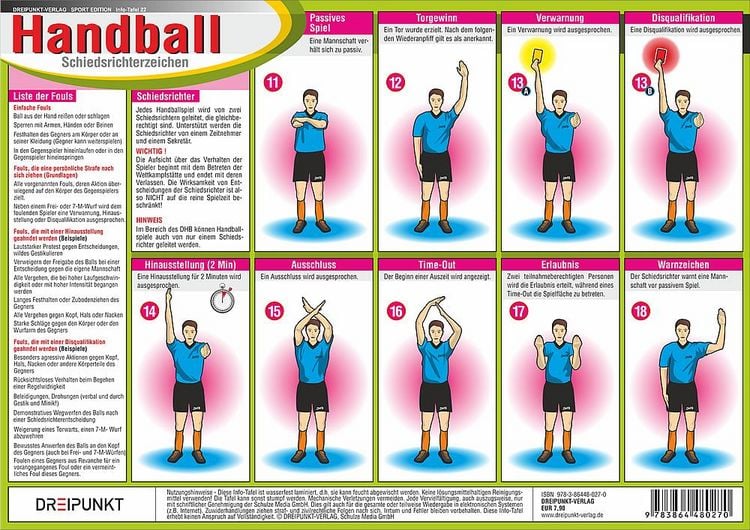 Produktbild: Handball Schiedsrichterzeichen