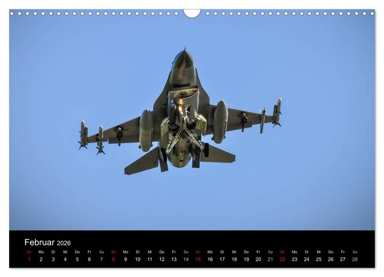 Produktbild: F-16 Fliegende Legende (Wandkalender 2026 DIN A3 quer), CALVENDO Monatskalender