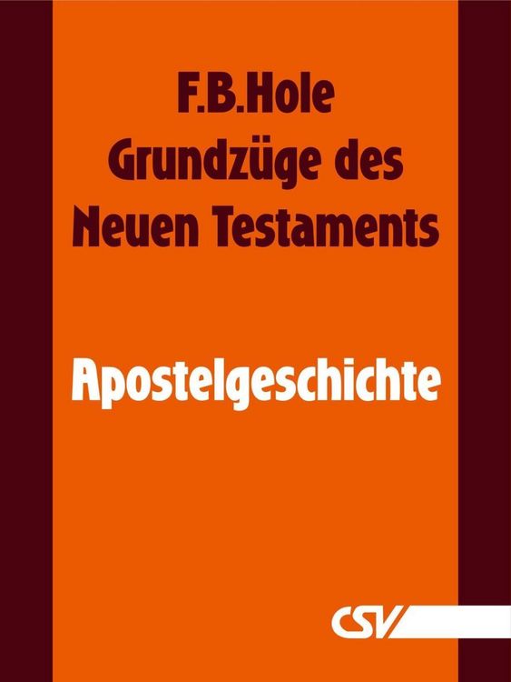Produktbild: Grundz&uuml;ge des Neuen Testaments - Apostelgeschichte