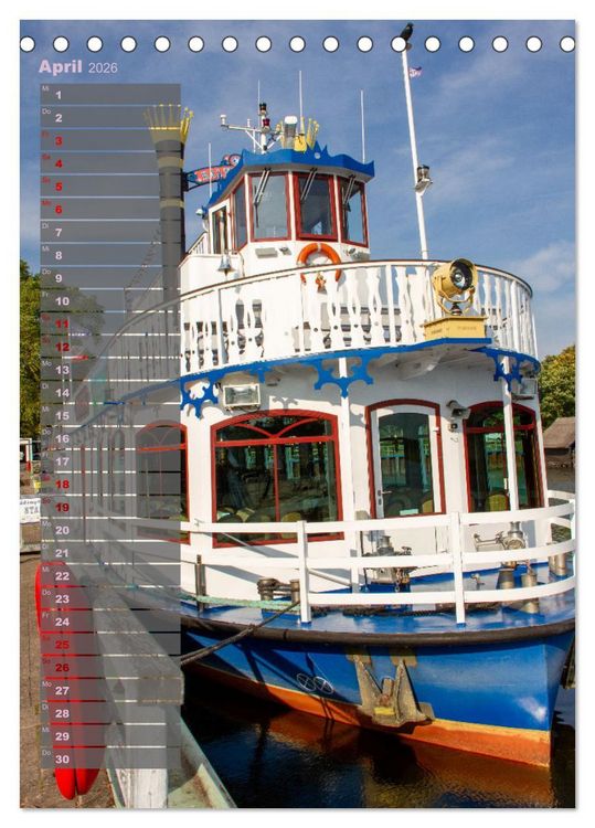 Produktbild: Ostsee Tour Deutschland - maritime Highlights (Tischkalender 2026 DIN A5 hoch), CALVENDO Monatskalender