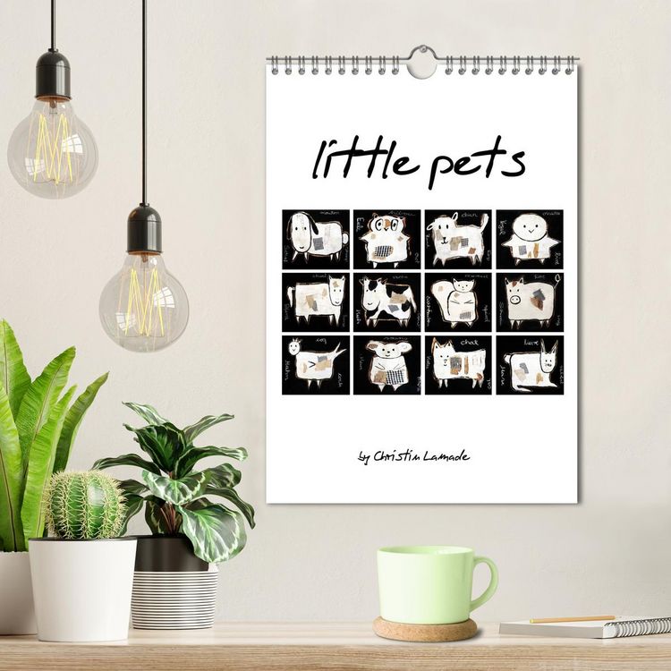 Produktbild: little pets (Wandkalender 2026 DIN A4 hoch), CALVENDO Monatskalender