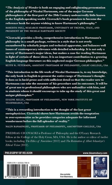 Produktbild: The Analysis of Wonder