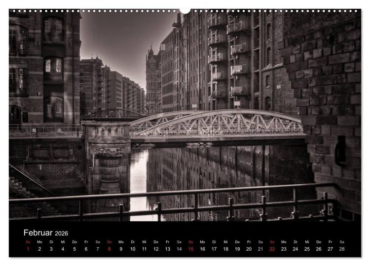 Produktbild: Hamburg (hochwertiger Premium Wandkalender 2026 DIN A2 quer), Kunstdruck in Hochglanz