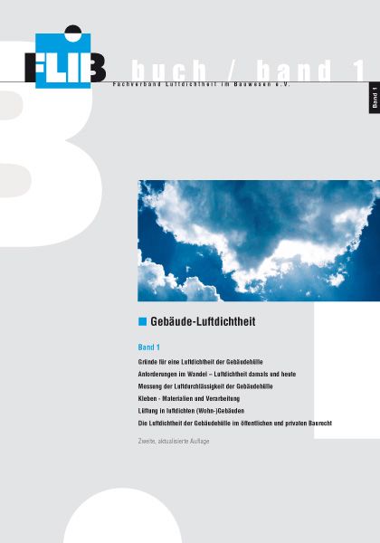 Produktbild: Geb&auml;ude-Luftdichtheit, Band 1