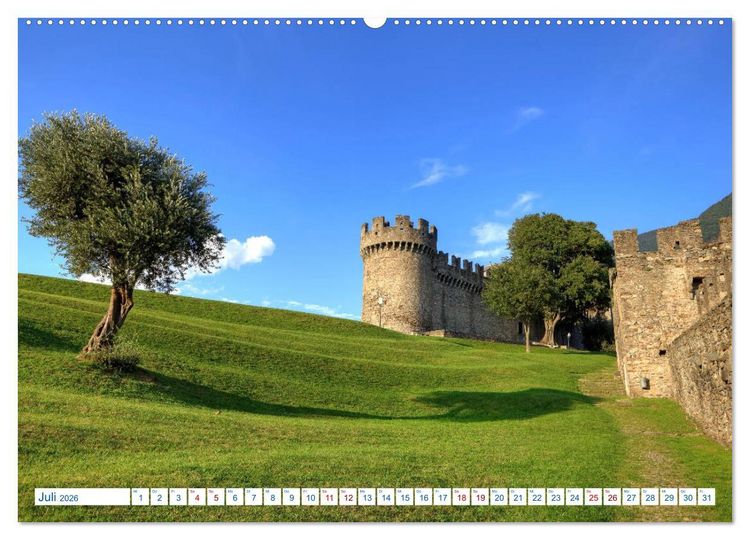 Produktbild: Schweiz - Vom Hochgebirge zu Palmen (hochwertiger Premium Wandkalender 2026 DIN A2 quer), Kunstdruck in Hochglanz