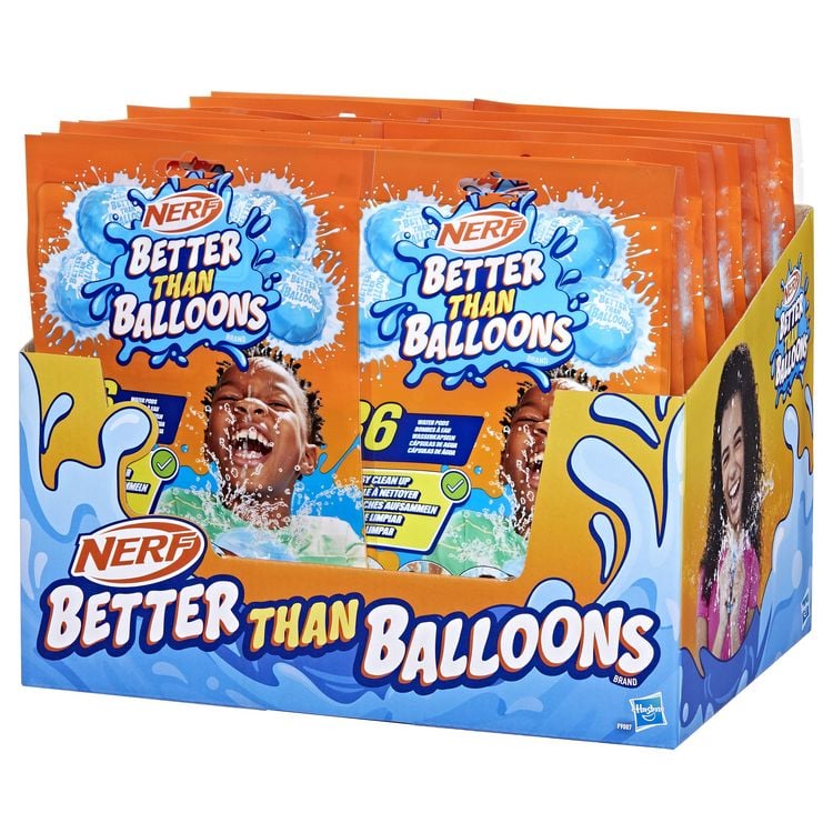 Produktbild: Hasbro F90075L4 - Nerf Better Than Balloons, 36 Wasserkapseln