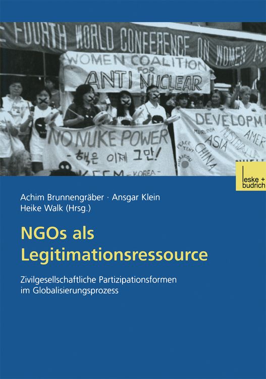 Produktbild: NGOs als Legitimationsressource