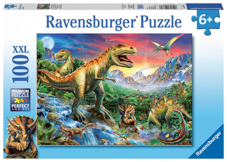 Produktbild: Puzzle Ravensburger Bei den Dinosauriern XXL 100 Teile
