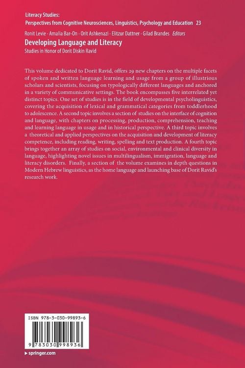 Produktbild: Developing Language and Literacy