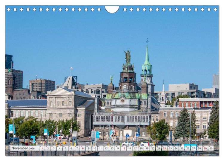 Produktbild: Montreal - klassisches Erbe in Qu&eacute;bec (Wandkalender 2026 DIN A4 quer), CALVENDO Monatskalender