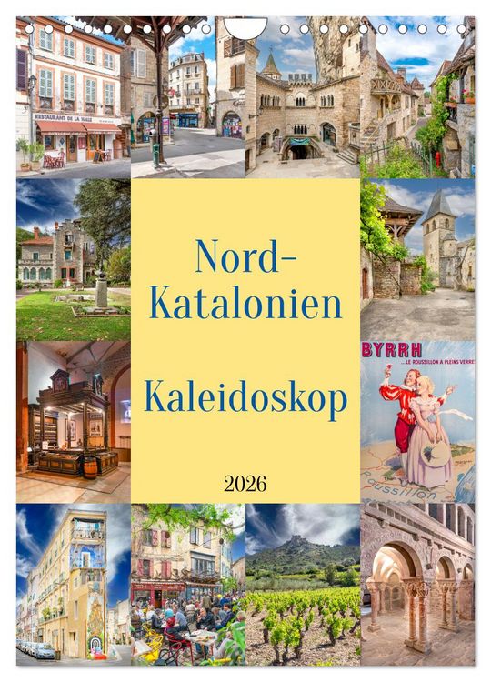 Produktbild: Nordkatalonien Kaleidoskop (Wandkalender 2026 DIN A4 hoch), CALVENDO Monatskalender