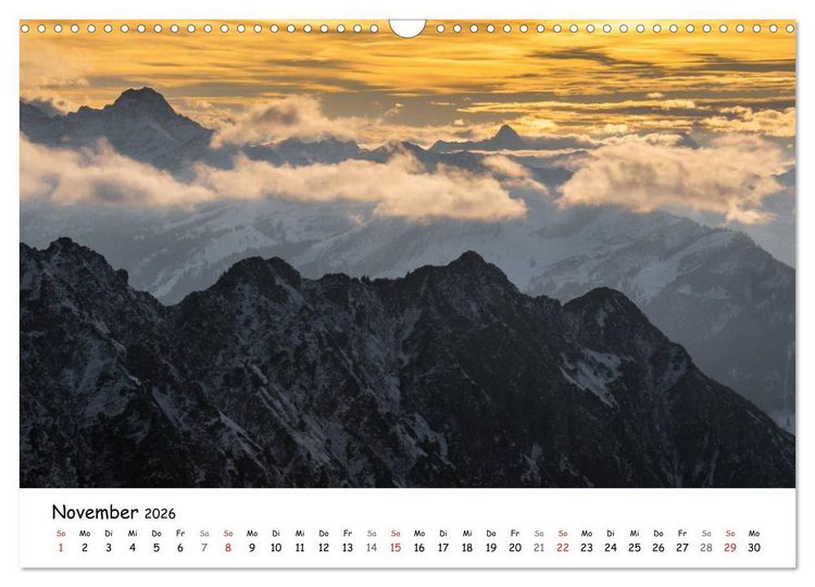 Produktbild: Unterwegs im Allg&auml;u (Wandkalender 2026 DIN A3 quer), CALVENDO Monatskalender