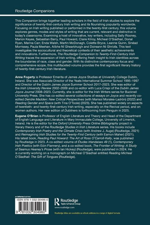Produktbild: The Routledge Companion to Twenty-First-Century Irish Writing