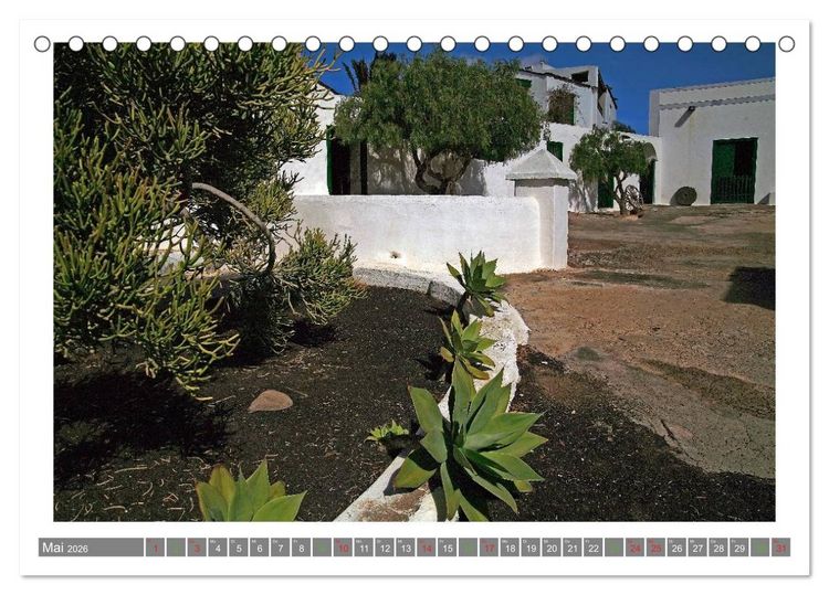 Produktbild: Aus dem Meer geboren - Lanzarote (Tischkalender 2026 DIN A5 quer), CALVENDO Monatskalender