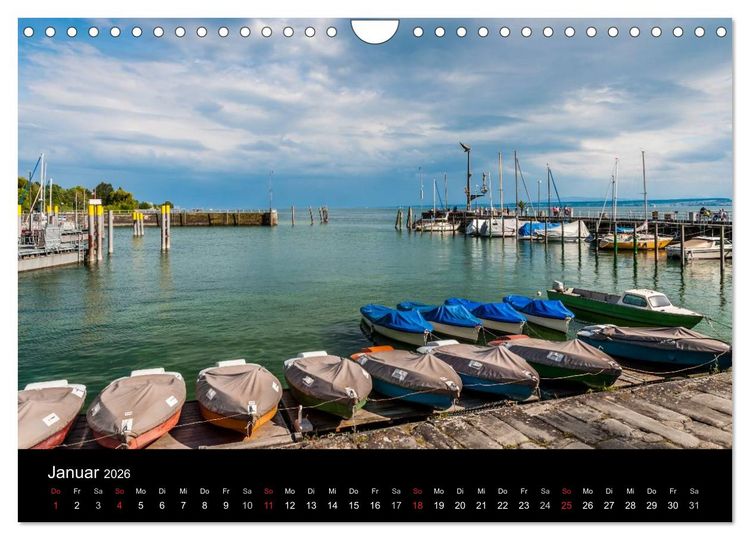 Produktbild: Kulturlandschaft Bodensee - Teil I (Wandkalender 2026 DIN A4 quer), CALVENDO Monatskalender
