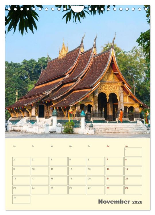 Produktbild: S&Uuml;DOSTASIEN - Mein URLAUBSPLANER (Wandkalender 2026 DIN A4 hoch), CALVENDO Monatskalender