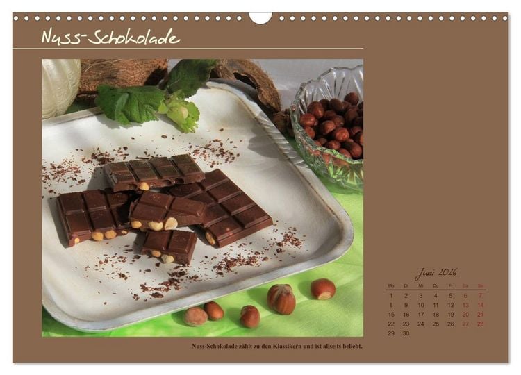 Produktbild: Schokolade - aus der Kakaobohne (Wandkalender 2026 DIN A3 quer), CALVENDO Monatskalender