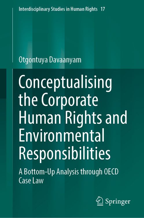Produktbild: Conceptualising the Corporate Human Rights and Environmental Responsibilities