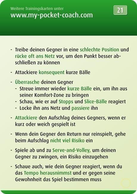 Produktbild: My Pocket Coach Tennis