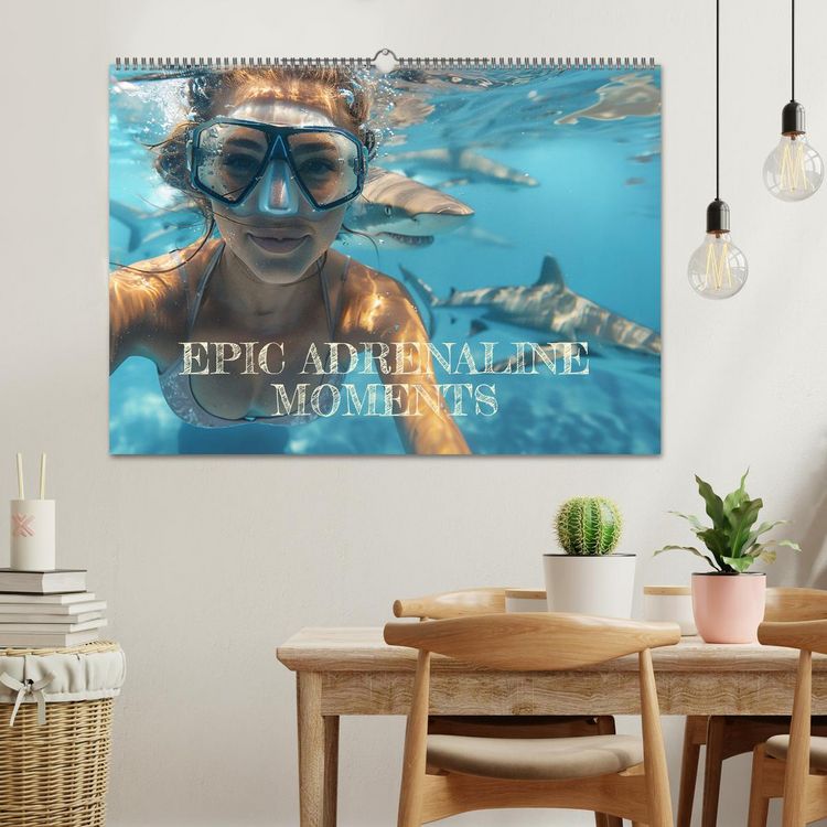Produktbild: Epic Adrenaline Moments (Wall Calendar 2026 DIN A2 landscape), CALVENDO 12 Month Wall Calendar